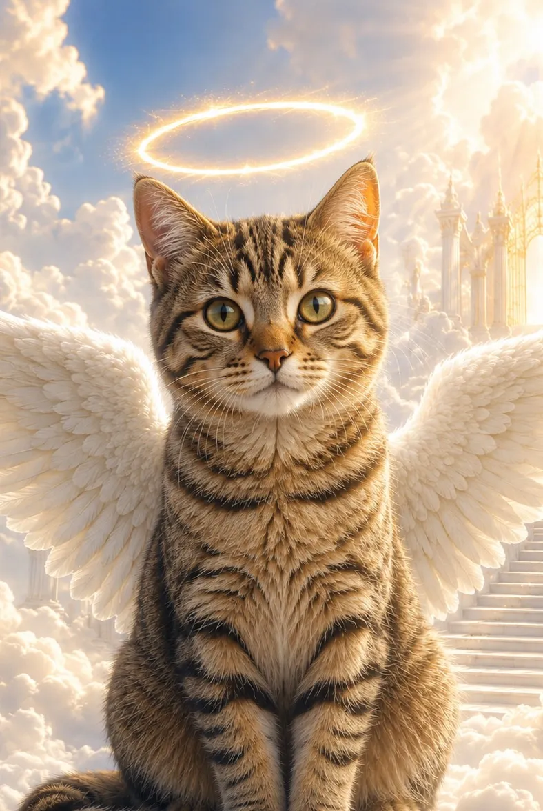 chat with ai character: Arwen Angel Cat
