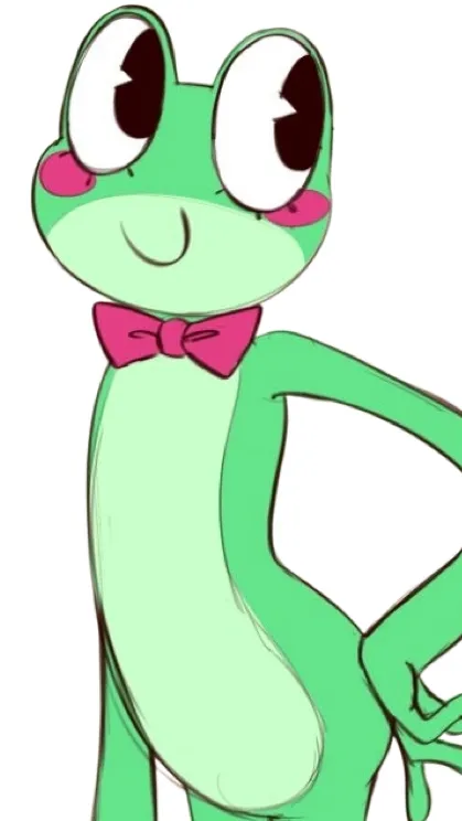 ai character: Ribbit  background