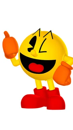 ai character: PAC-MAN background