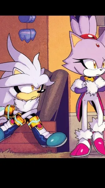 ai character: Silver & Blaze background