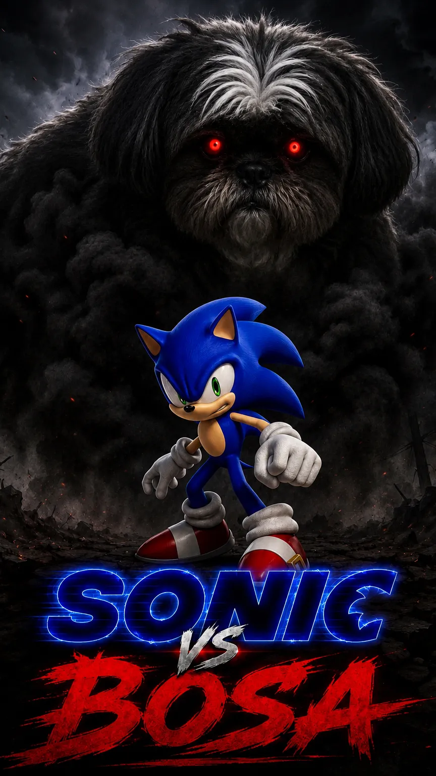 ai character: Sonic Vs Bosa background