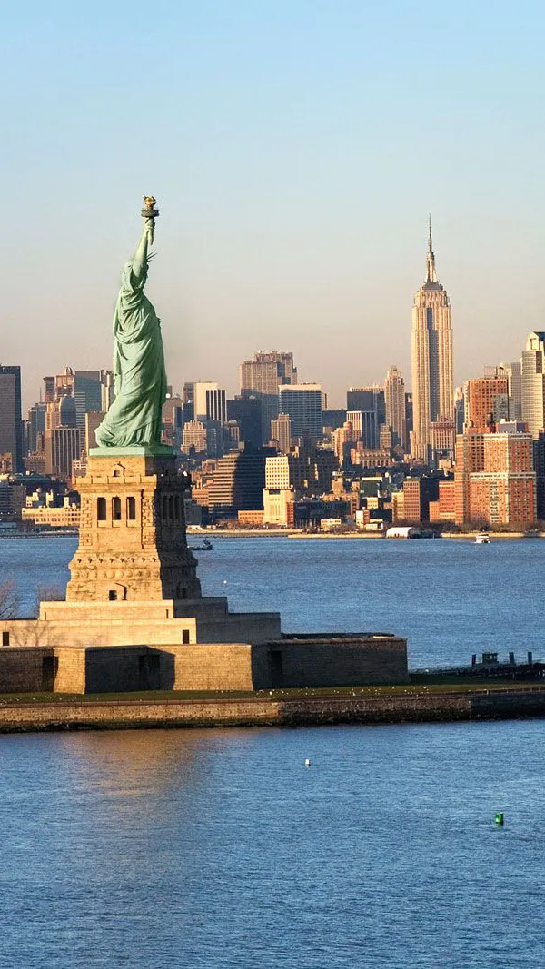 ai character: New York background
