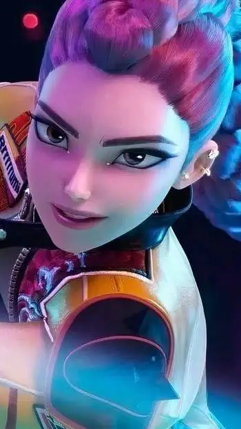 ai character: Kpop demon hunters background