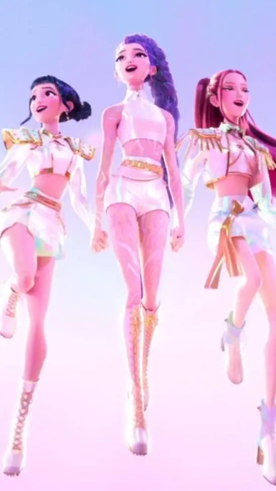 ai character: Huntrix & saja boy background
