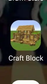 ai character: craft block background