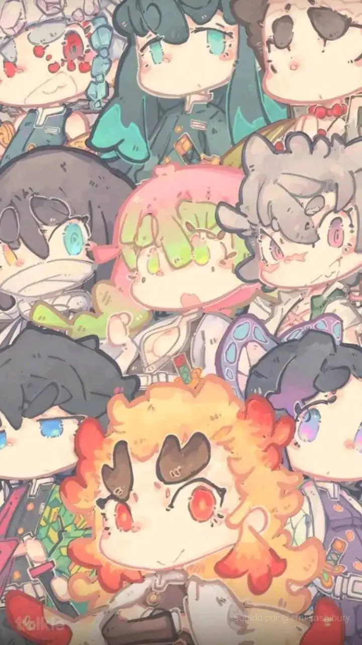 ai character: kny navidad 🎄🎁  background