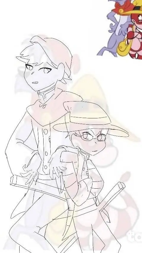 ai character: Simsalagrimm x D/S background