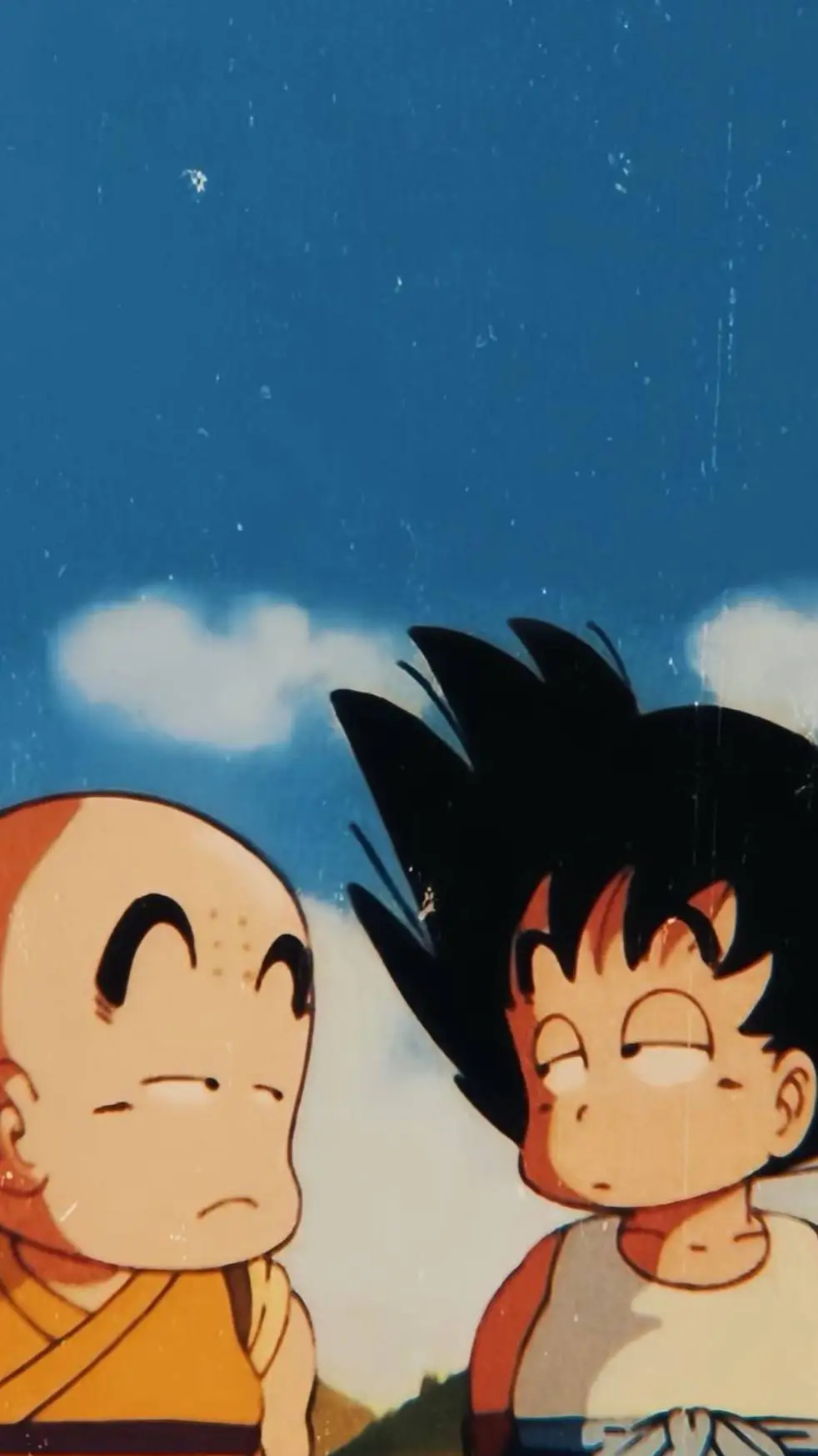 ai character: Goku and Krillin  background