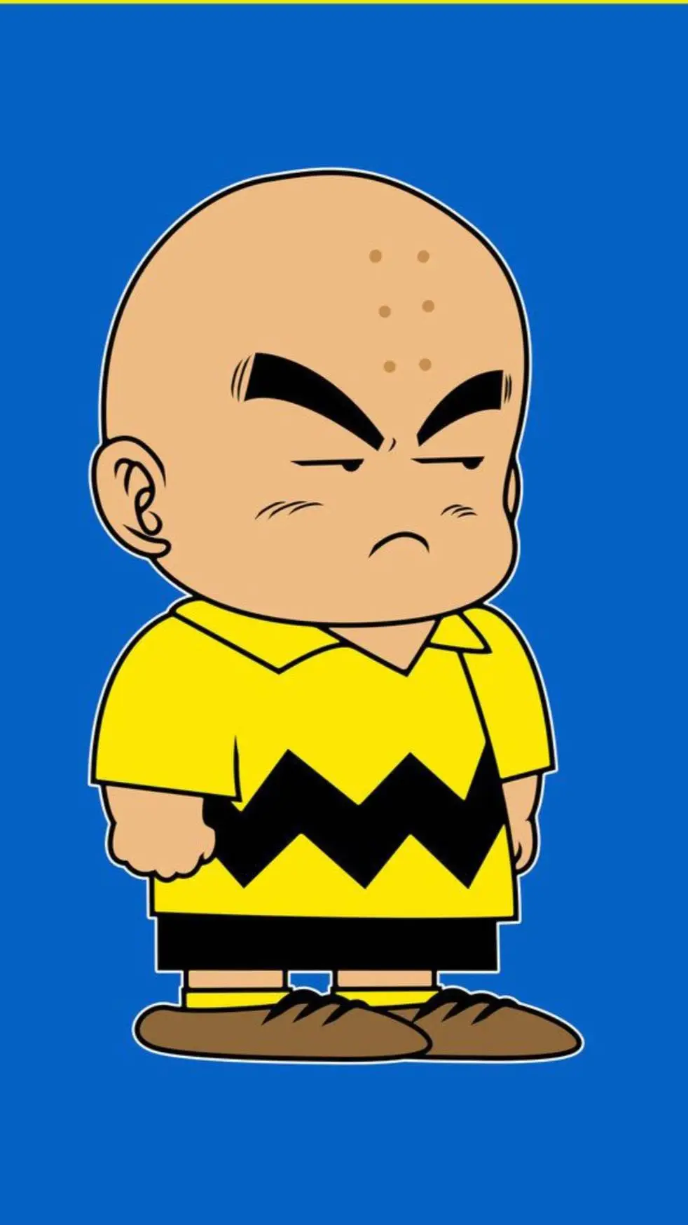 ai character: Halloween Krillin  background