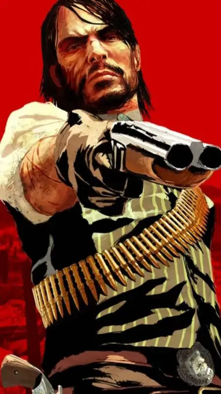ai character: John Marston  background