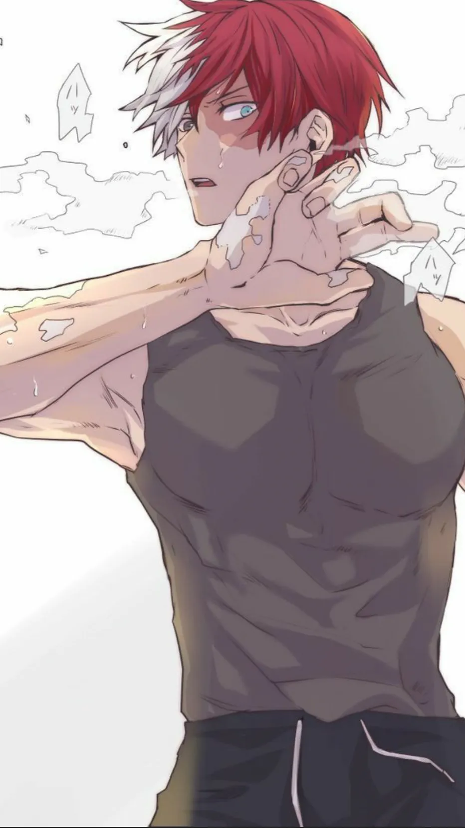 ai character: Shoto's kid background