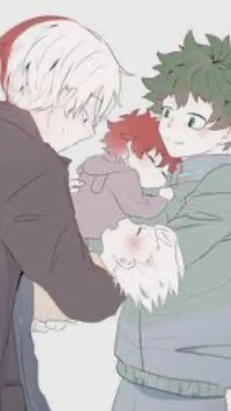 ai character: Shoto&Izuku's kid background
