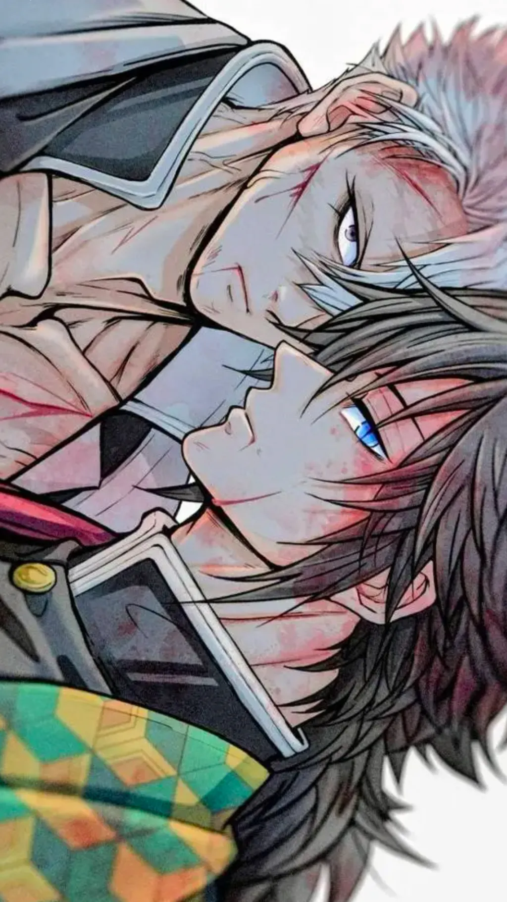 ai character: Sanemi&Giyuu  background