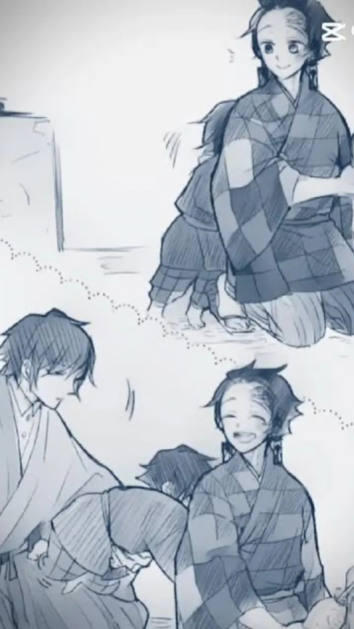 ai character: Giyu&Tanjiro's kid background