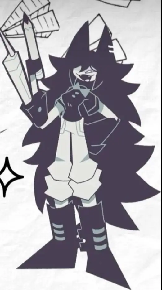 ai character: Miss circle  background