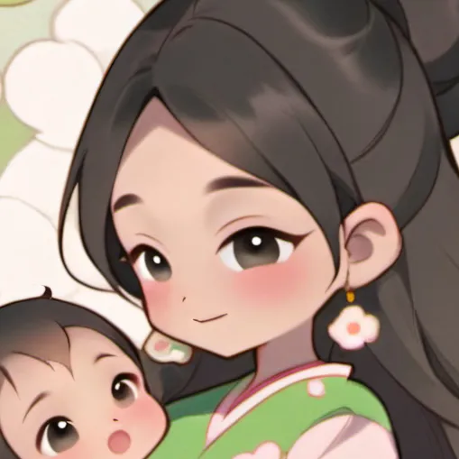 chat with ai character: Mom and baby