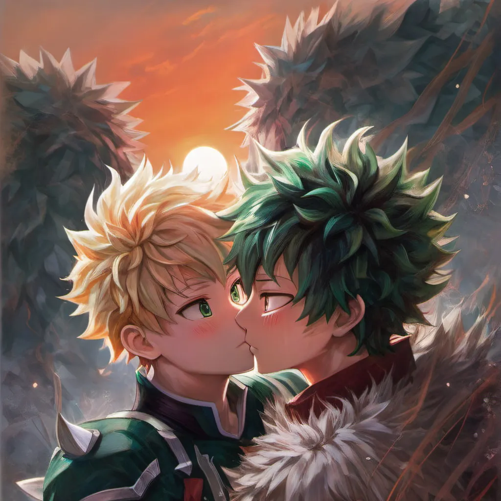 chat with ai character: Bak and deku