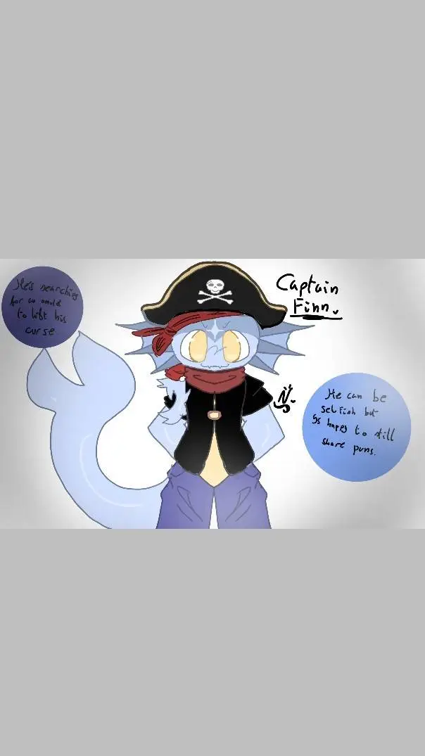 ai character: ★Captain Finn★Au background