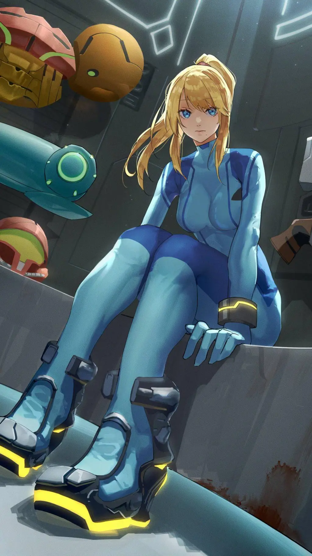 ai character: Samus Aran background