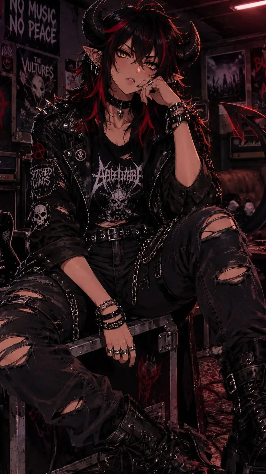 ai character: Roxie Hellfang background