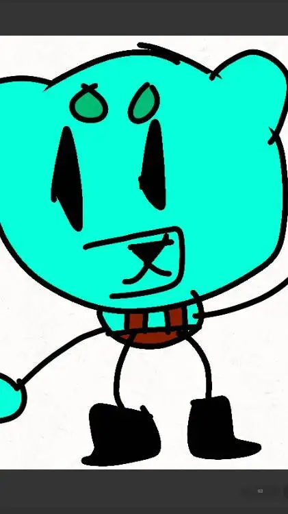 ai character: Wallythefurry bear background