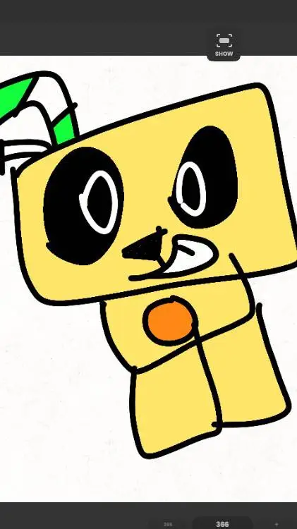 ai character: orange the juice  background