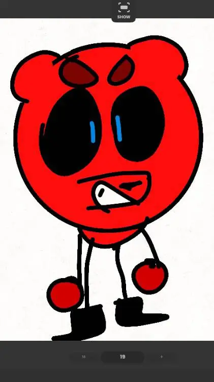 ai character: evil Wally background