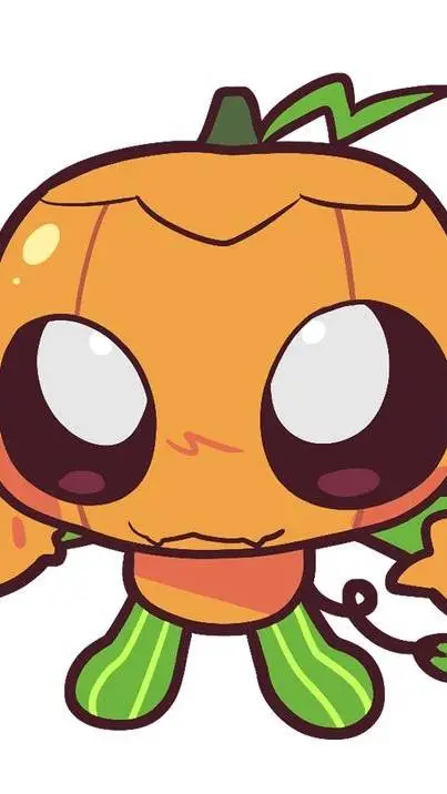 ai character: 🎃Gourdy!!🎃 background