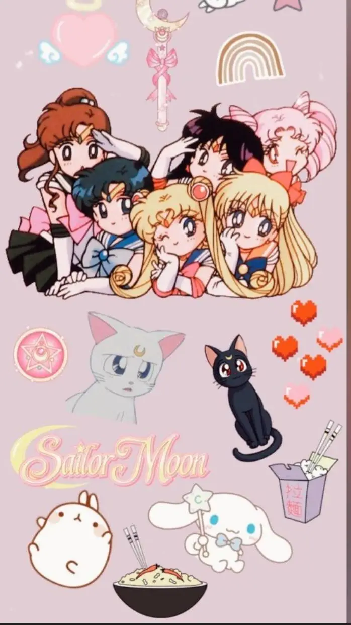 ai character: sailor moon  background