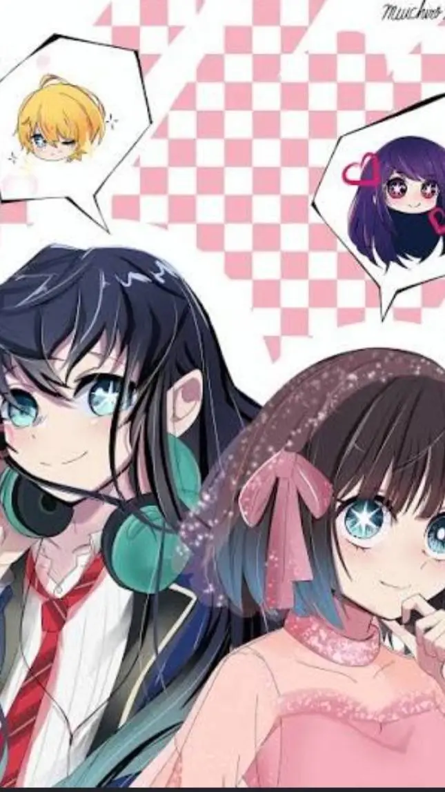 ai character: mui x u x oshinoko background