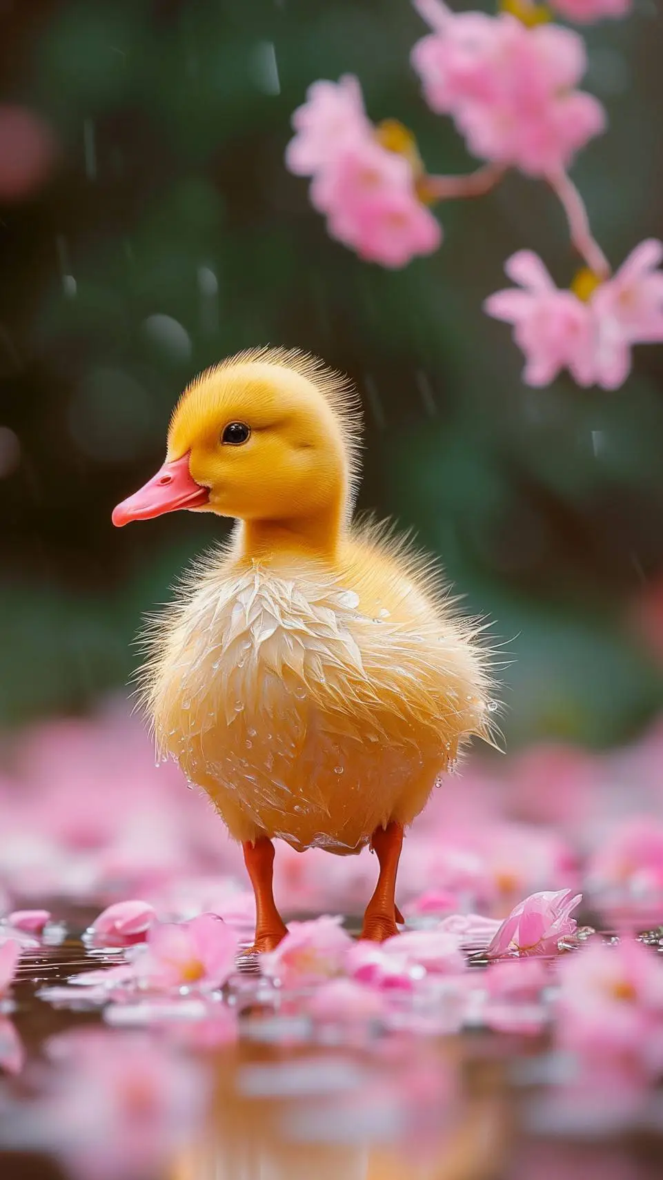 ai character: poor ducking 😢  background