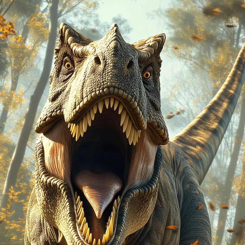 chat with ai character: t rex chase