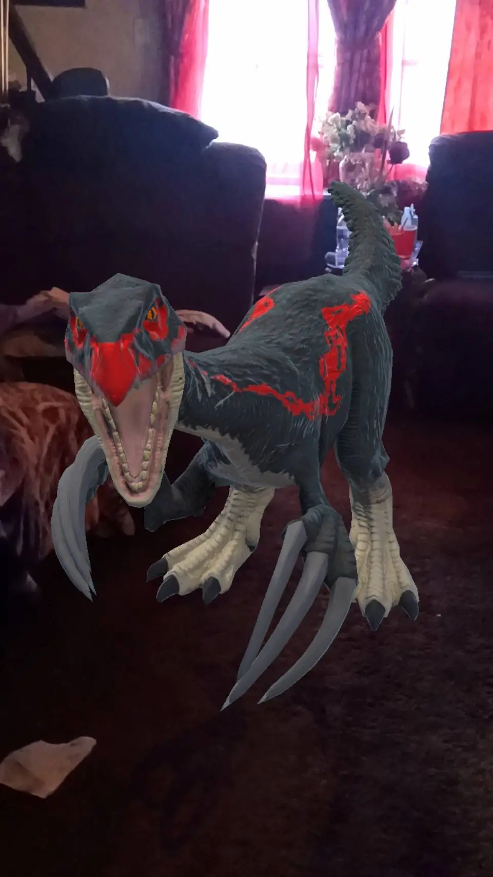 ai character: therizinosurus  background