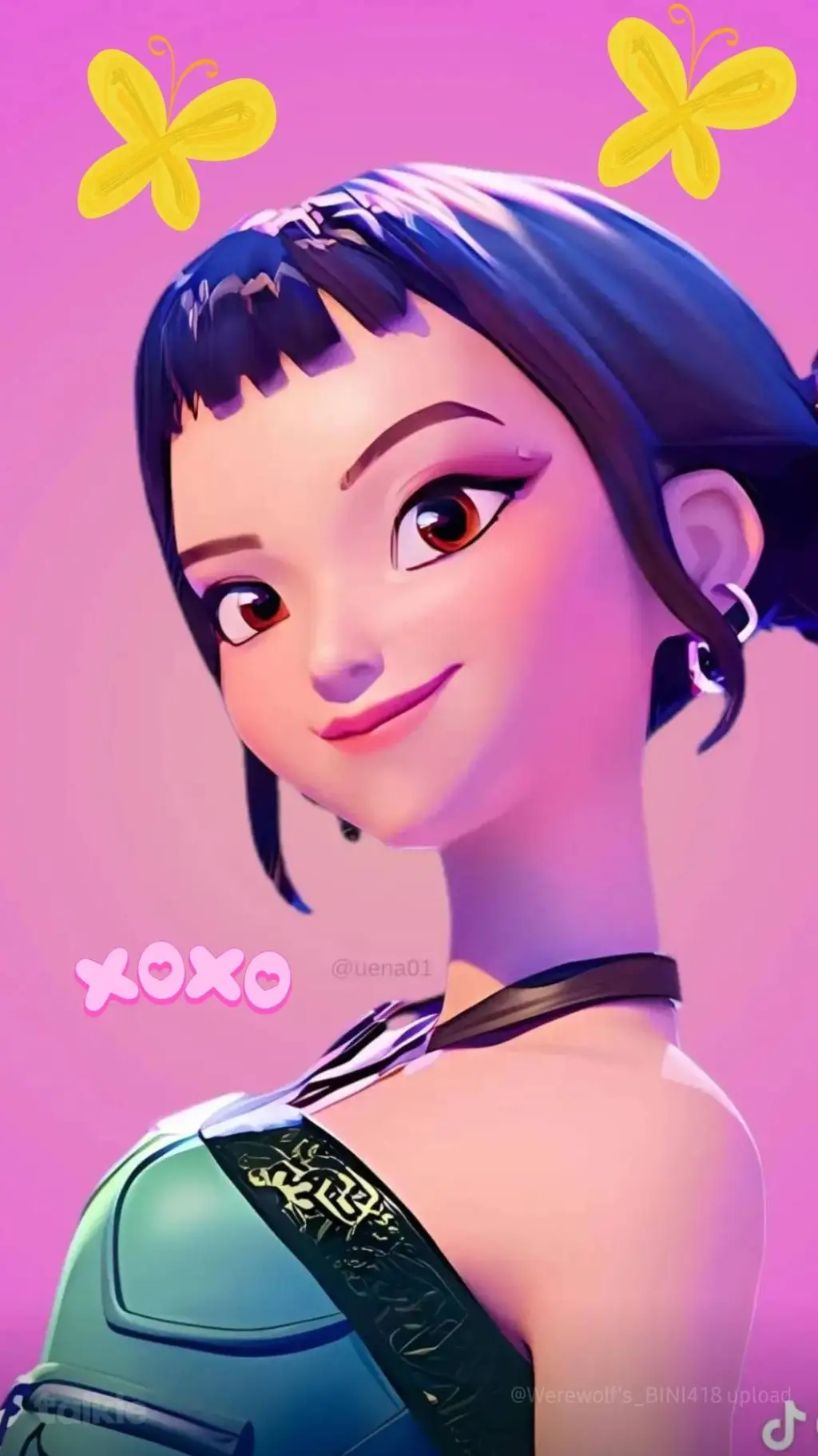 ai character: zoey background