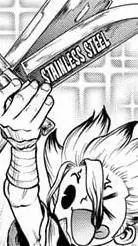 ai character: senku background