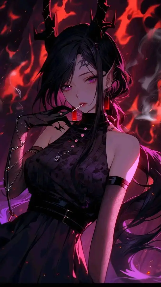 ai character: Amelia🖤 background