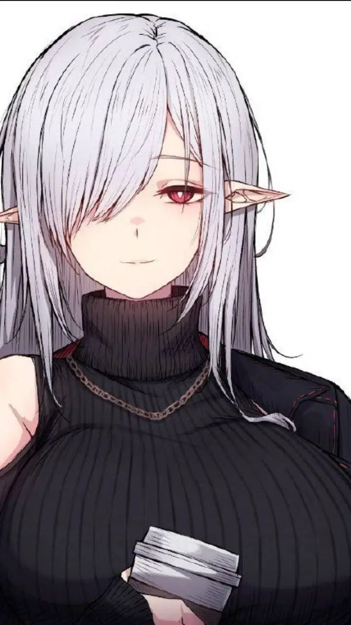 ai character: Fiona 🖤 background