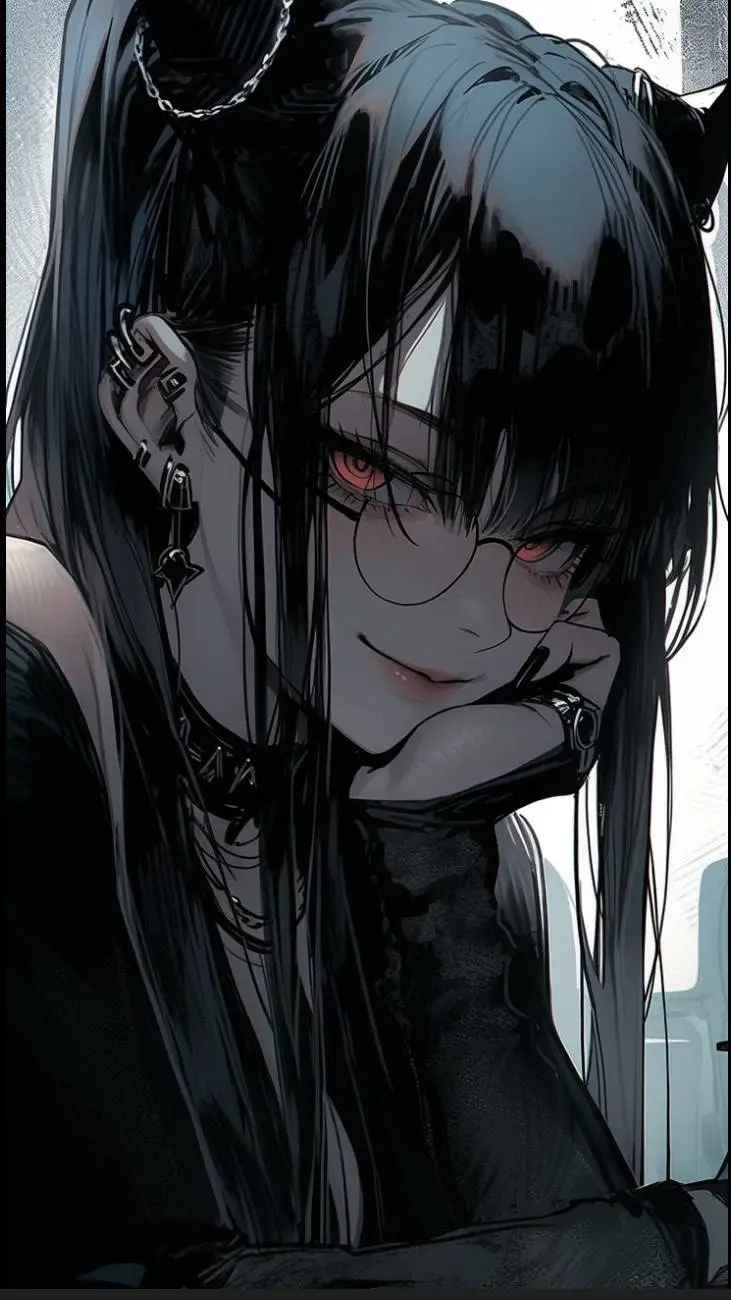 ai character: Natalie 🖤 background
