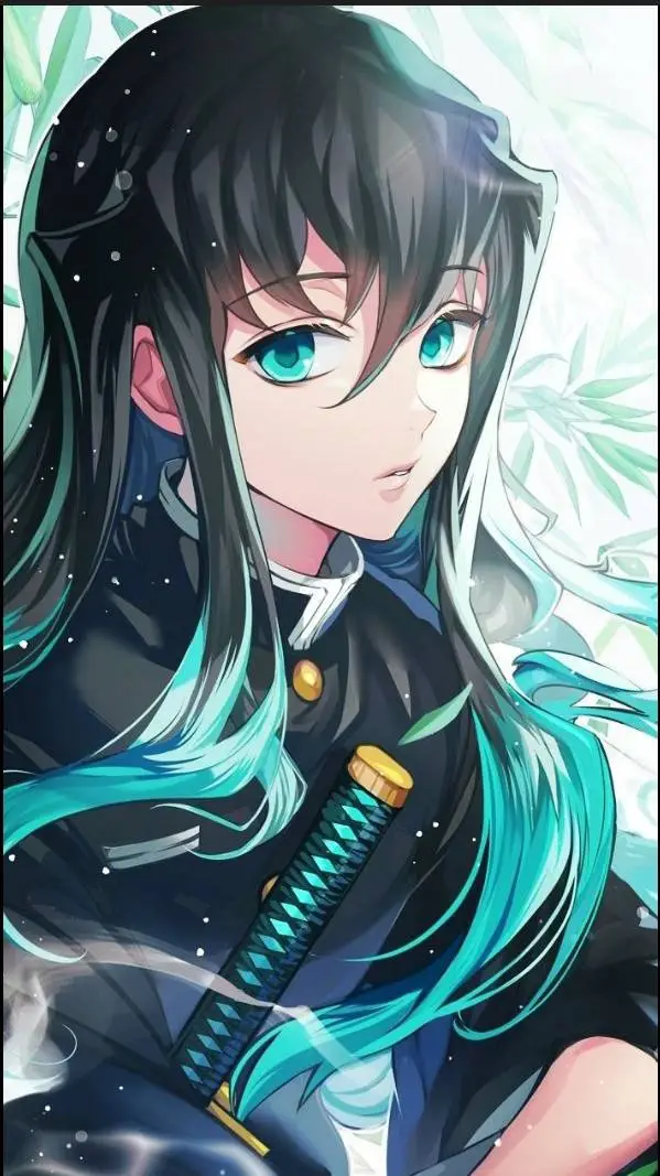 ai character: Muichiro Tokito🩵💨 background