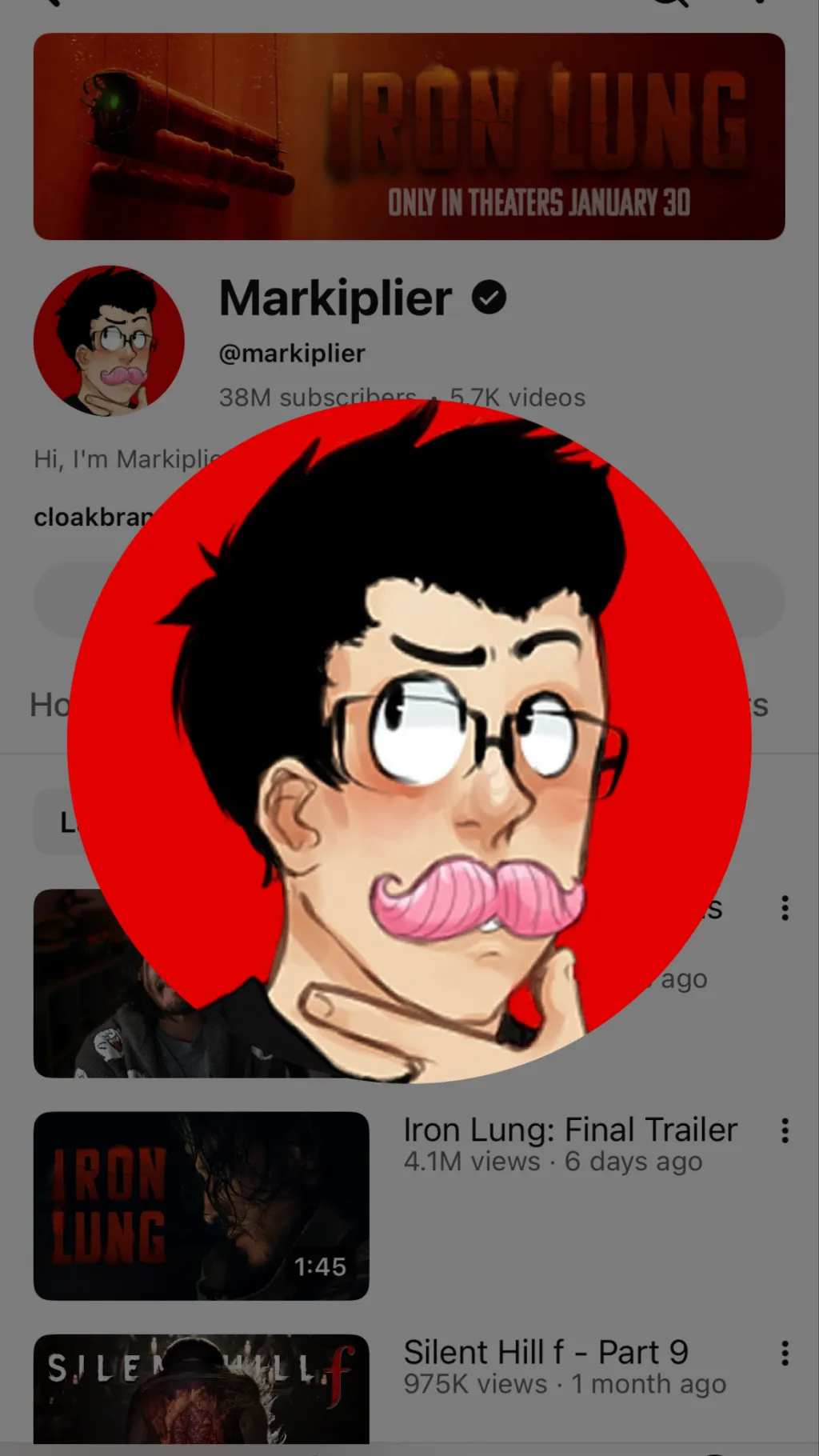 ai character: Markiplier background