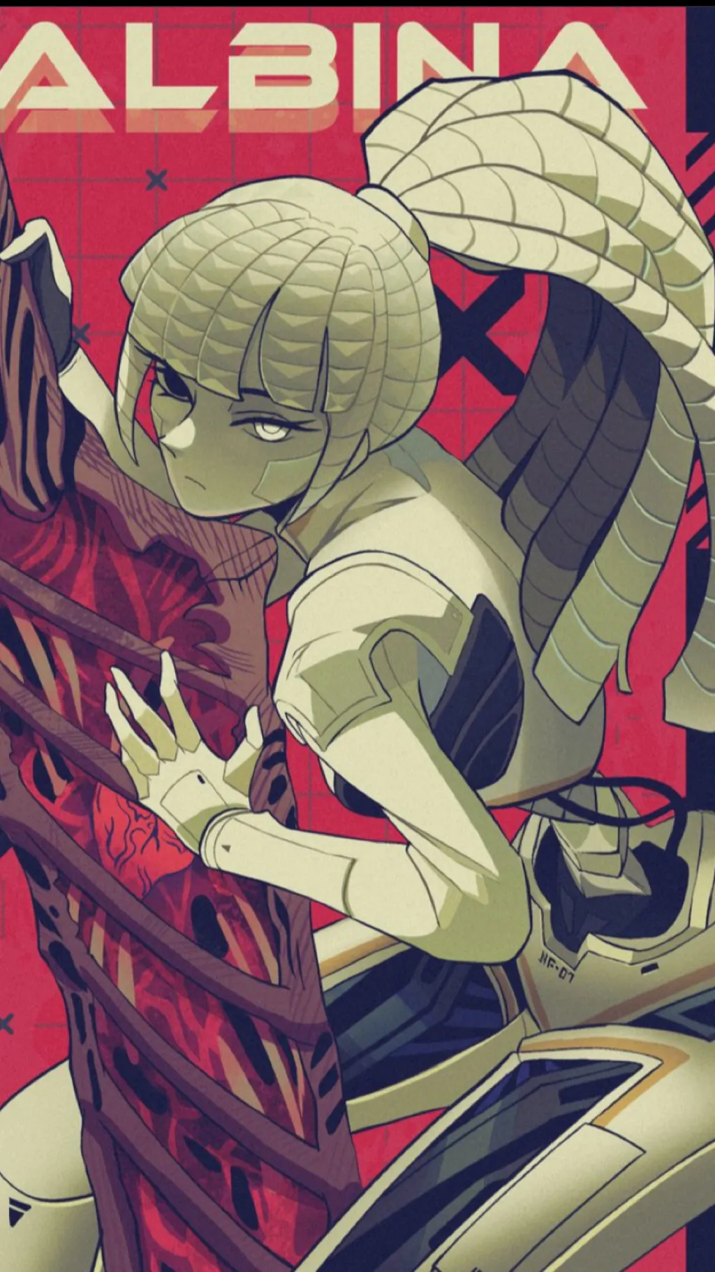 ai character: Albina  background