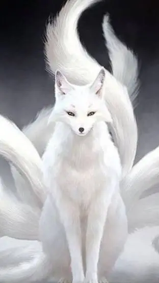ai character: kitsune background