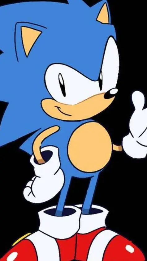 ai character: classic sonic background