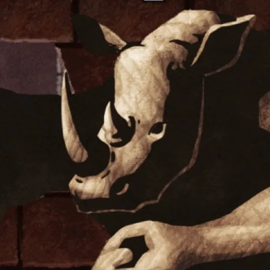 chat with ai character: Brawler Wererhino