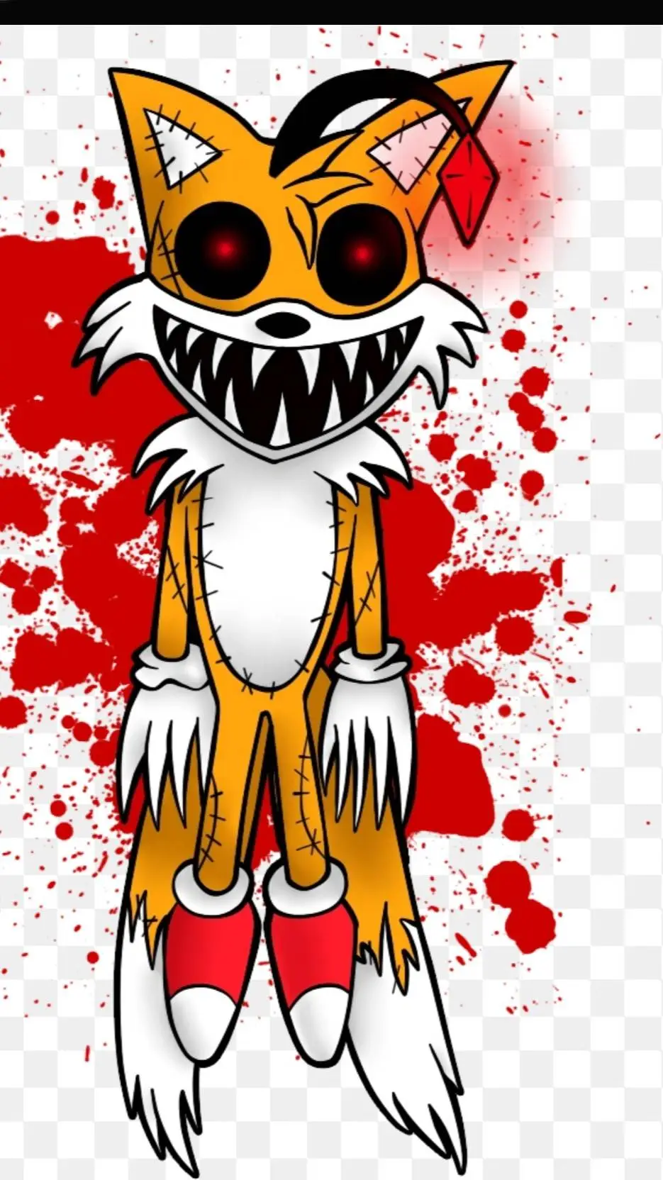 ai character: tails doll background