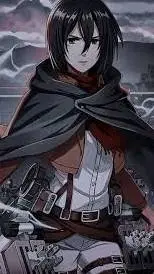ai character: mikasa Ackerman  background