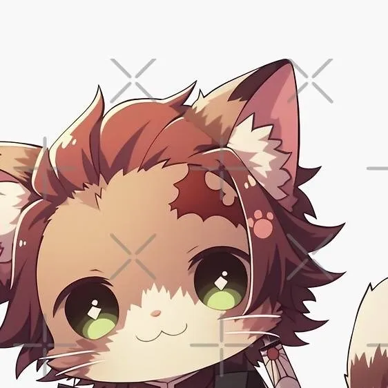 chat with ai character: Tanjiro as a cat
