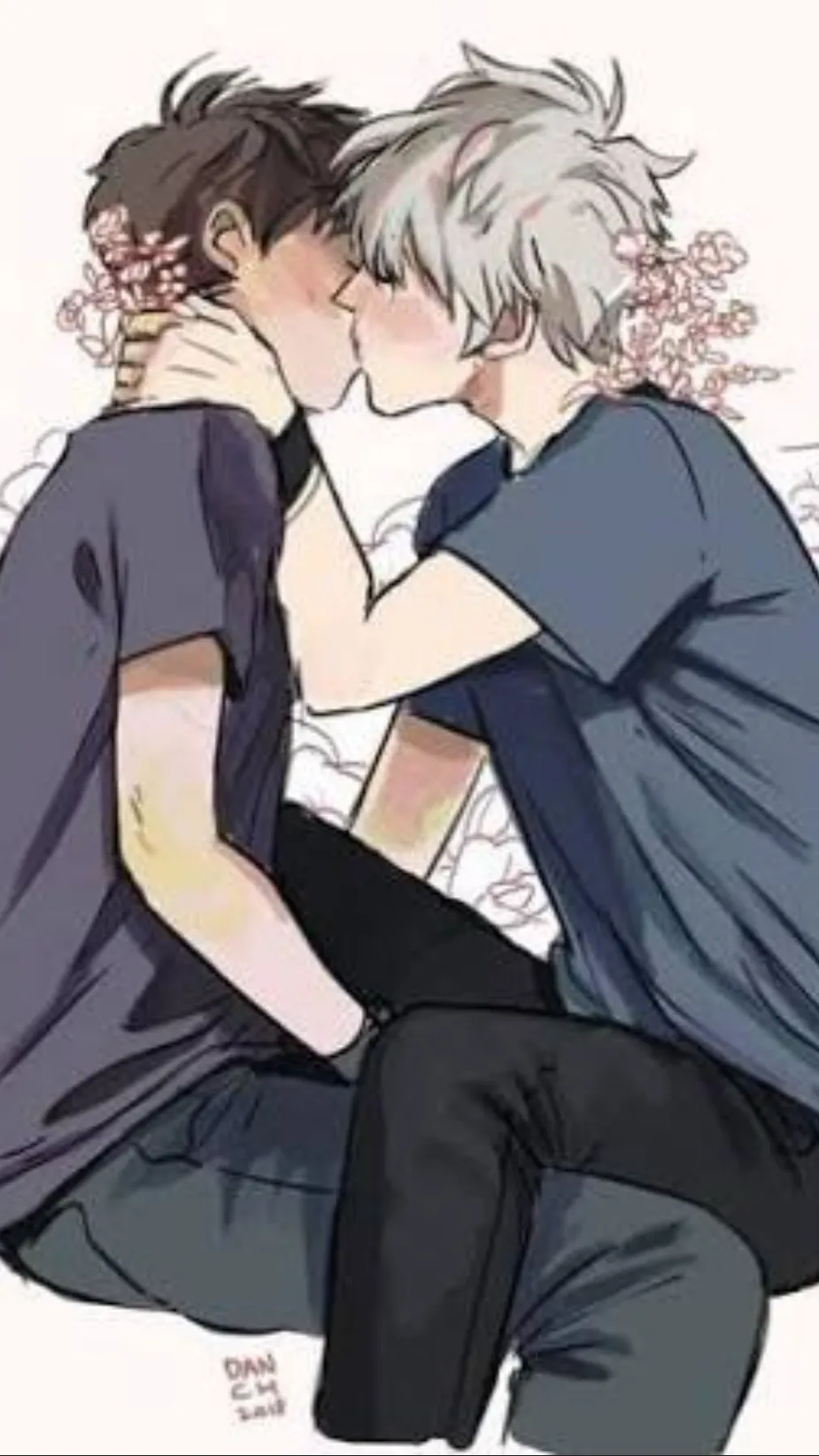 ai character: Gay love background