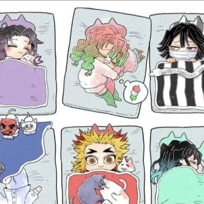 chat with ai character: Kny sleepover!! 