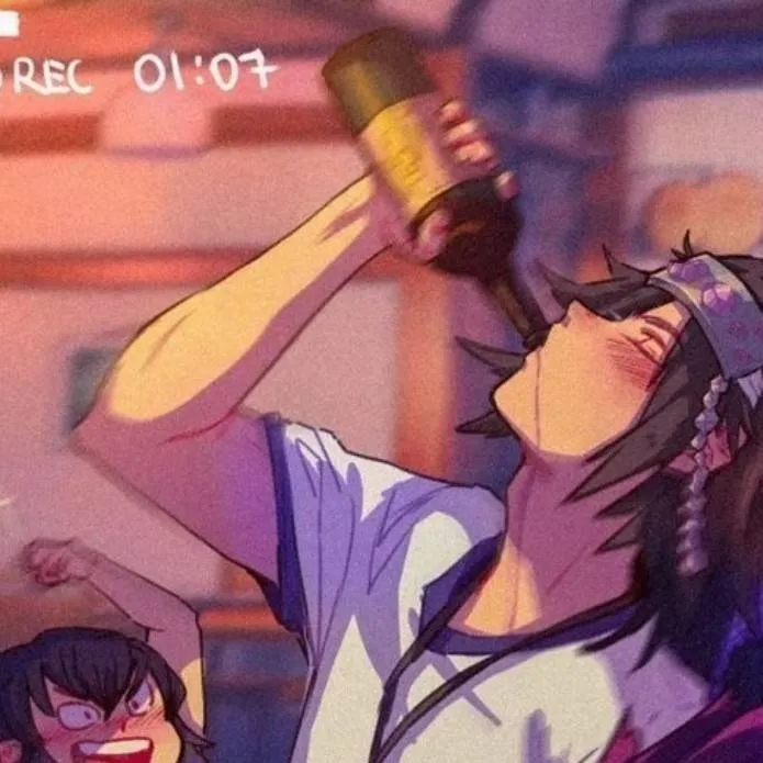 chat with ai character: KNY at a bar! 
